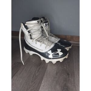 Under Armour Highlight RM JR White Football Cleats Youth 1.5Y 3021201-002